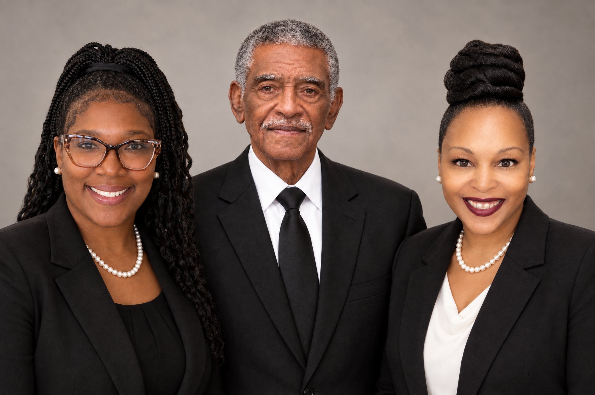 Delta Foundation leadership: Mashondia S. Redmond-Wells, Spencer M. Nash, and Theresa Brewer
